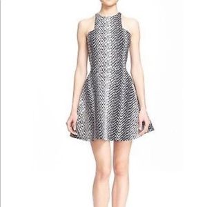 Elizabeth and James black&white cocktail dress